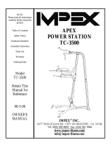 Impex Apex TC-3500 Owner's manual