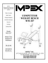 Marcy WM-357 User manual