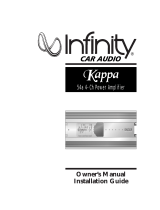 Infinity Kappa 54a 4-Ch User manual