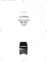 Infinity Infinity Compact Powered Subwoofer User manual