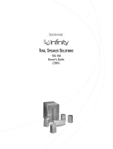 Infinity Speaker System Total Speaker Solutions User manual