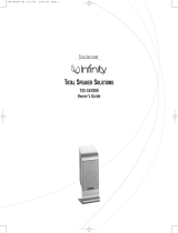 Infinity TOTAL SPEAKER SOLUTIONS User manual