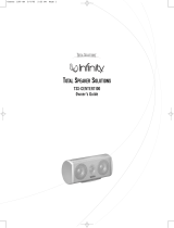 Infinity Speaker TSS-CENTER1100 User manual
