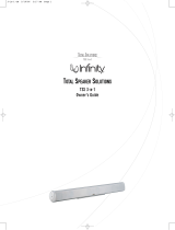 Infinity TSS 3-IN-1 User manual