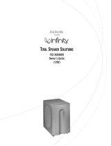 Infinity TSS-SUB4000 User manual