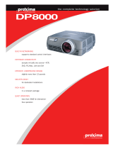 Infocus DP8000 User manual