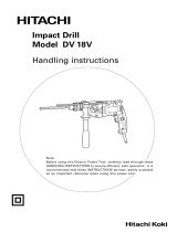 Hitachi DV 18V User manual