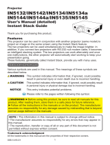 Infocus IN5144 User manual