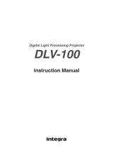 Integra DLV-100 User manual