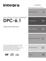 Integra DPC-6.1 User manual