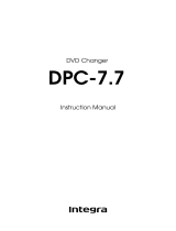 Integra DPC-7.7 User manual