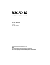 Gigabyte 8S661FXM-RZ User manual