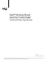 Intel D925XBC User manual