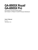 Intel GA-8I955X Royal User manual