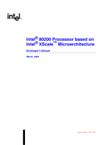 Intel Computer Hardware 80200 User manual