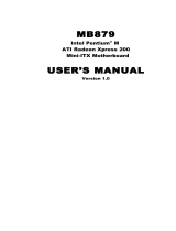 Intel MB879 User manual