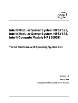 Intel MFSYS25 User manual