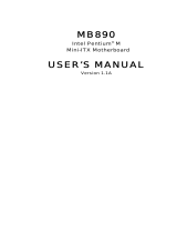 Intel MB890 User manual