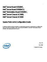 Intel SC5650 User manual