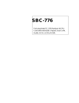 Intel SBC-776 User manual