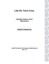 Fujitsu SCENIC Edition X101 User manual