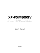 Gigatrend Technology XP-P5IM800GV User manual