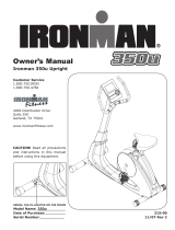 Ironman Fitness 350u Owner's manual