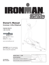 Ironman Fitness Elliptical 125E Owner's manual