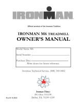 Ironman Fitness Treadmill HT901 User manual