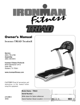 Ironman Fitness Treadmill TRIAD Owner's manual