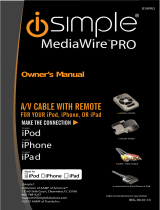iSimple MediaWire PRO IS76PRO Owner's manual