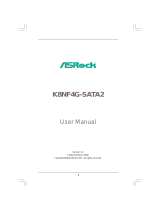 ASROCK K8NF4G-SATA2 Owner's manual