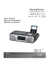 iSymphony CR8CD User manual