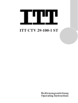 ITT CTV 29-100-1 ST User manual