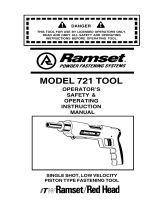 ITW Ramset 721 User manual