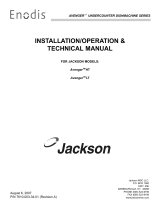 Jackson Avenger Undercounter Dishmachine Series Avenger LT User manual