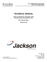 Jackson Gas Heated Door-Type Dishmachines Tempstar TGP User manual