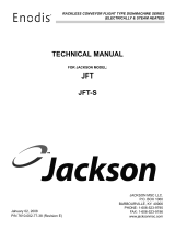 Jackson Dishwasher JFT User manual
