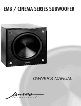 James Loudspeakers EMB Owner's manual
