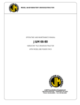 J&M VIBRATORY DRIVER/EXTRACTOR 66-80 User manual