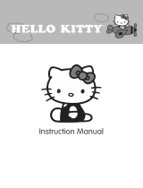 JANOME Hello Kitty 13512 Operating instructions