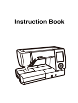 JANOME Horizon Memory Craft 7700 Instruction book