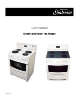 Jarden consumer Solutions Electric and Ceran-Top Ranges User manual