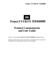 JBL Project EVEREST DD66000 User manual