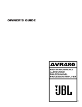 JBL Music Mixer AVR480 User manual