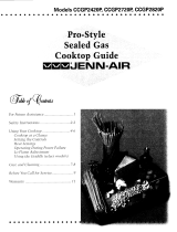 Jenn-Air Cooktop CCGP2720P User manual