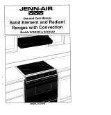 Jenn-Air Range SCE4340 User manual