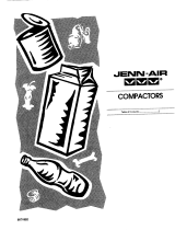 Jenn-Air VVV COMPACTORS User manual