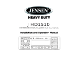 Jensen JHD1510 - Heavy Duty AM/FM/Weather Band Receiver User manual