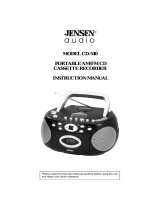 Jensen CD-540 User manual